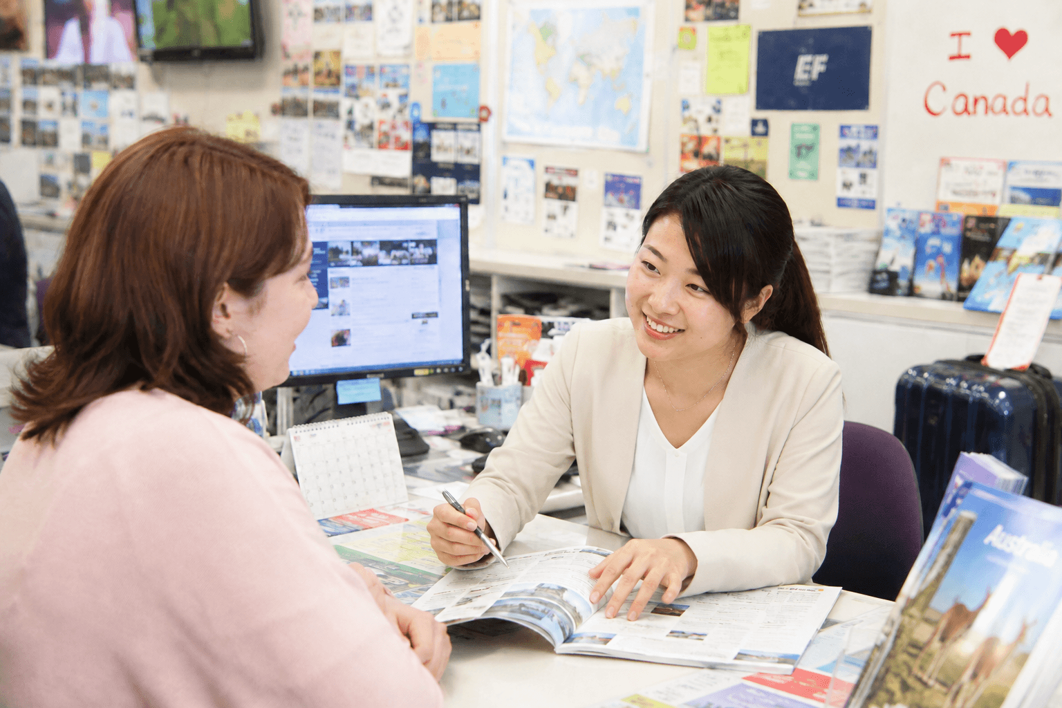お問い合わせから出発まで